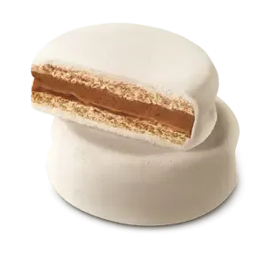 מצופה בזיגוג וממולא בדולסה דה לצ'ה