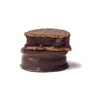 ממולא בריבת פירות יער ומצופה בשוקולד חלב